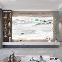 TRANH PVC ỐP TƯỜNG -TRANG TRÍ PHÒNG KHÁCH - NHÀ HÀNG - QUẦY LỄ TÂN - TRANH VÂN ĐÁ PHONG CẢNH | MÃ YS3-107