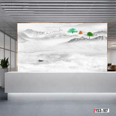 TRANH PVC ỐP TƯỜNG -TRANG TRÍ PHÒNG KHÁCH - NHÀ HÀNG - QUẦY LỄ TÂN - TRANH VÂN ĐÁ PHONG CẢNH | MÃ YS3-107