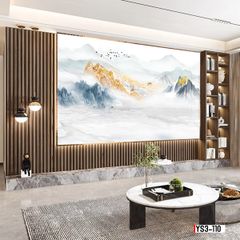 TRANH PVC ỐP TƯỜNG -TRANG TRÍ PHÒNG KHÁCH - PHÒNG NGỦ - QUẦY LỄ TÂN - TRANH VÂN ĐÁ PHONG CẢNH | MÃ YS3-110