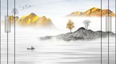 839 - TẤM ỐP TƯỜNG PVC - VÁCH TRANG TRÍ - TẤM ỐP TRANG TRÍ PHÒNG KHÁCH, VÁCH TIVI - TRANH VÂN ĐÁ PHONG CẢNH | MÃ ys3-162