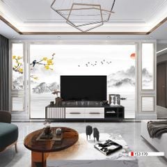 TRANH PVC ỐP TƯỜNG - VÁCH TRANG TRÍ TIVI PHÒNG KHÁCH - TRANH VÂN ĐÁ PHONG CẢNH | MÃ YS3-170