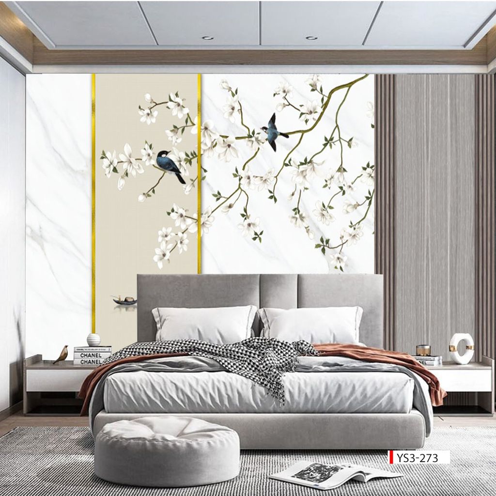 BST37 - TRANH DÁN TƯỜNG - TRANH INDOCHINE - KIỂU TRANH KHỔ LỚN - TRANH PHÒNG NGỦ - 2024