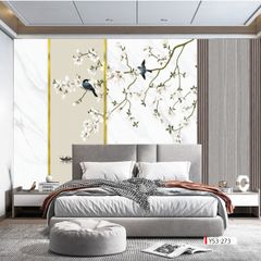 BST37 - TRANH DÁN TƯỜNG - TRANH INDOCHINE - KIỂU TRANH KHỔ LỚN - TRANH PHÒNG NGỦ - 2024