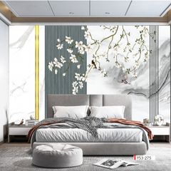 BST37 - TRANH DÁN TƯỜNG - TRANH INDOCHINE - KIỂU TRANH KHỔ LỚN - TRANH PHÒNG NGỦ - 2024