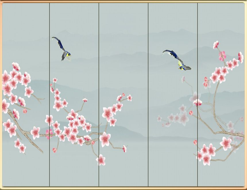 TRANH VẢI DÁN TƯỜNG 3D PHÒNG NGỦ, PHÒNG KHÁCH - TRANH DÁN TƯỜNG INDOCHINE | MÃ YS3-292