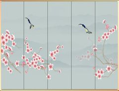 TRANH VẢI DÁN TƯỜNG 3D PHÒNG NGỦ, PHÒNG KHÁCH - TRANH DÁN TƯỜNG INDOCHINE | MÃ YS3-292