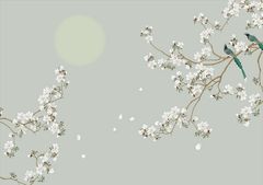 TRANH VẢI DÁN TƯỜNG 3D PHÒNG NGỦ, PHÒNG KHÁCH - TRANH DÁN TƯỜNG INDOCHINE | MÃ YS3-294