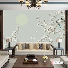 TRANH VẢI DÁN TƯỜNG 3D PHÒNG NGỦ, PHÒNG KHÁCH - TRANH DÁN TƯỜNG INDOCHINE | MÃ YS3-294