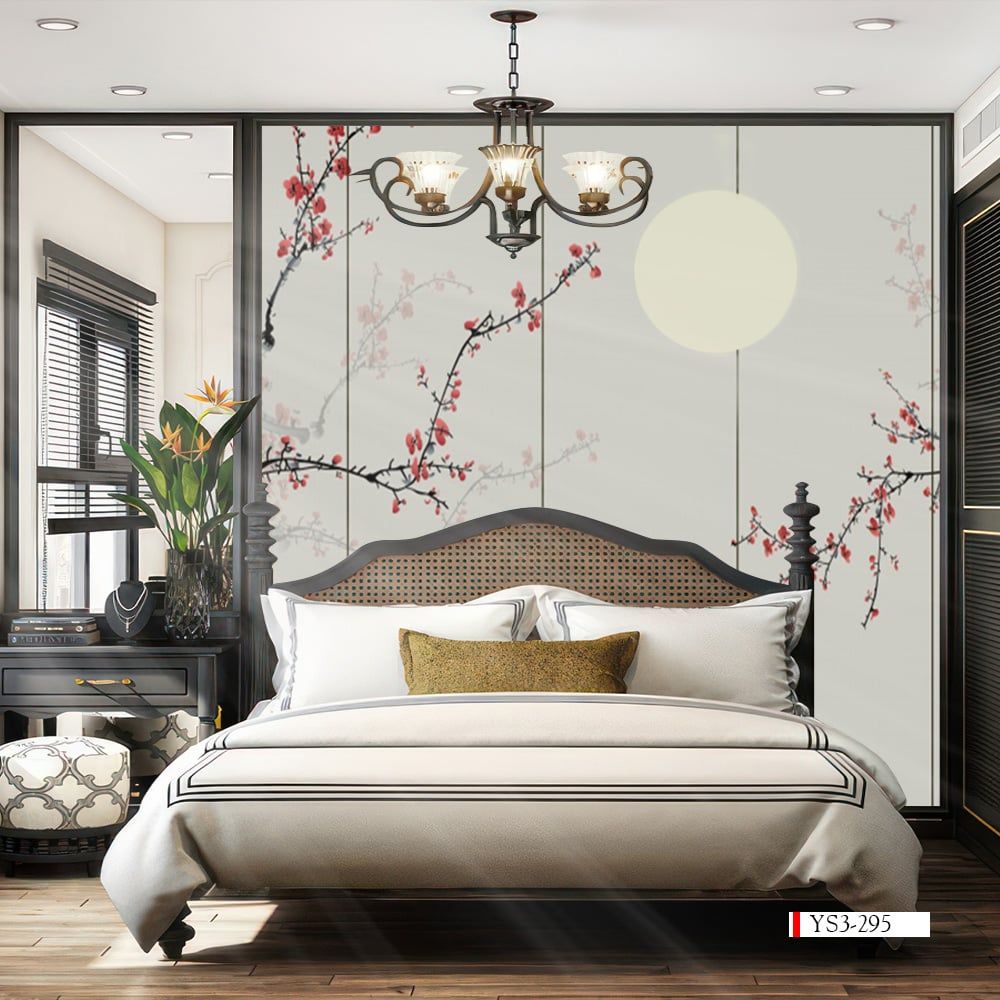 TRANH VẢI DÁN TƯỜNG 3D PHÒNG NGỦ, PHÒNG KHÁCH - TRANH DÁN TƯỜNG INDOCHINE | MÃ YS3-295