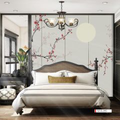 TRANH VẢI DÁN TƯỜNG 3D PHÒNG NGỦ, PHÒNG KHÁCH - TRANH DÁN TƯỜNG INDOCHINE | MÃ YS3-295