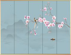 TRANH VẢI DÁN TƯỜNG 3D PHÒNG NGỦ - TRANH DÁN TƯỜNG INDOCHINE | MÃ YS3-298