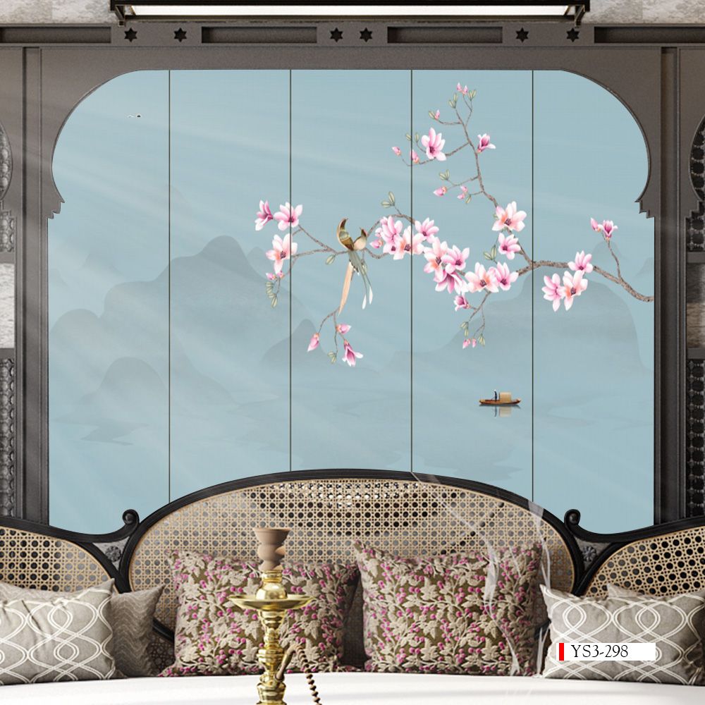 TRANH VẢI DÁN TƯỜNG 3D PHÒNG NGỦ - TRANH DÁN TƯỜNG INDOCHINE | MÃ YS3-298