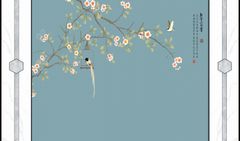 TRANH VẢI DÁN TƯỜNG 3D PHÒNG NGỦ - TRANH DÁN TƯỜNG INDOCHINE | MÃ YS3-300