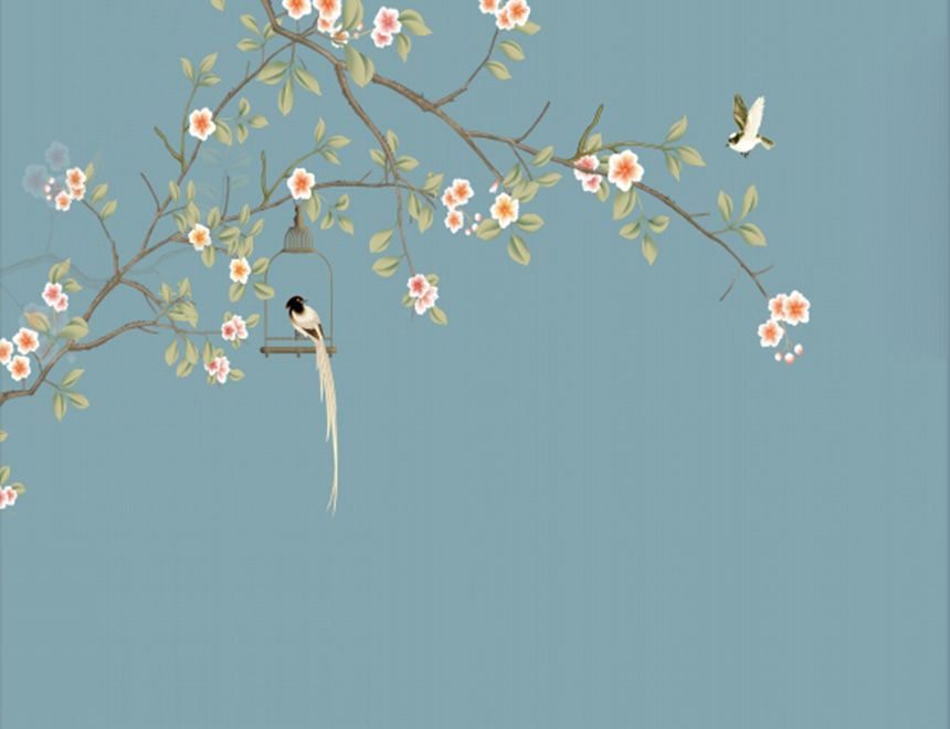 TRANH VẢI DÁN TƯỜNG 3D PHÒNG NGỦ - TRANH DÁN TƯỜNG INDOCHINE | MÃ YS3-300