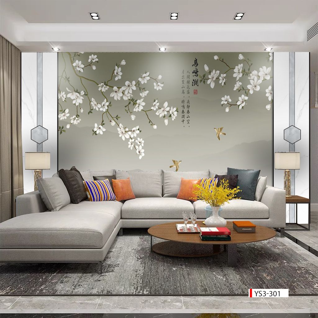 BST37 - TRANH DÁN TƯỜNG - TRANH INDOCHINE - KIỂU TRANH KHỔ LỚN - TRANH PHÒNG NGỦ - 2024