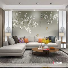 BST37 - TRANH DÁN TƯỜNG - TRANH INDOCHINE - KIỂU TRANH KHỔ LỚN - TRANH PHÒNG NGỦ - 2024