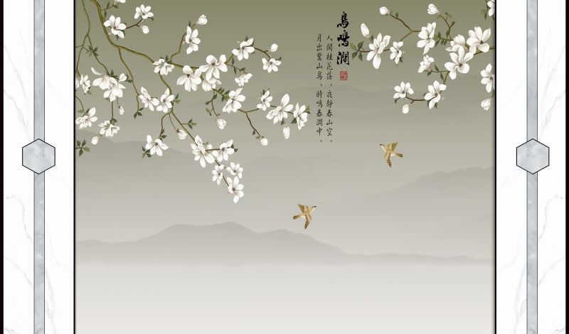 TRANH VẢI DÁN TƯỜNG 3D PHÒNG NGỦ - TRANH DÁN TƯỜNG INDOCHINE | MÃ YS3-301