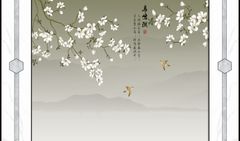 TRANH VẢI DÁN TƯỜNG 3D PHÒNG NGỦ - TRANH DÁN TƯỜNG INDOCHINE | MÃ YS3-301