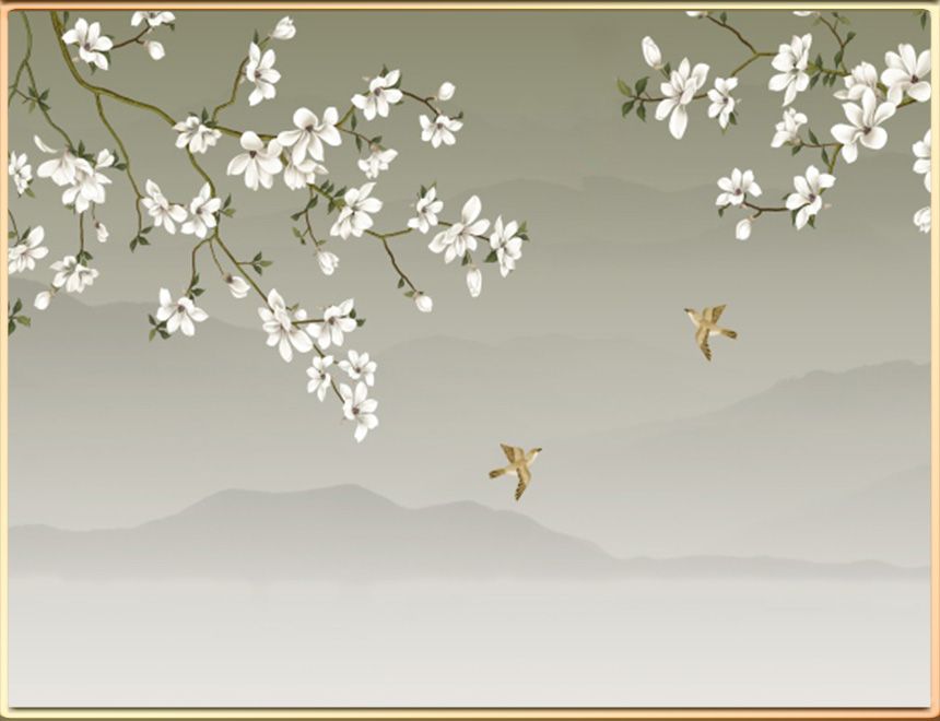 TRANH VẢI DÁN TƯỜNG 3D PHÒNG NGỦ - TRANH DÁN TƯỜNG INDOCHINE | MÃ YS3-301