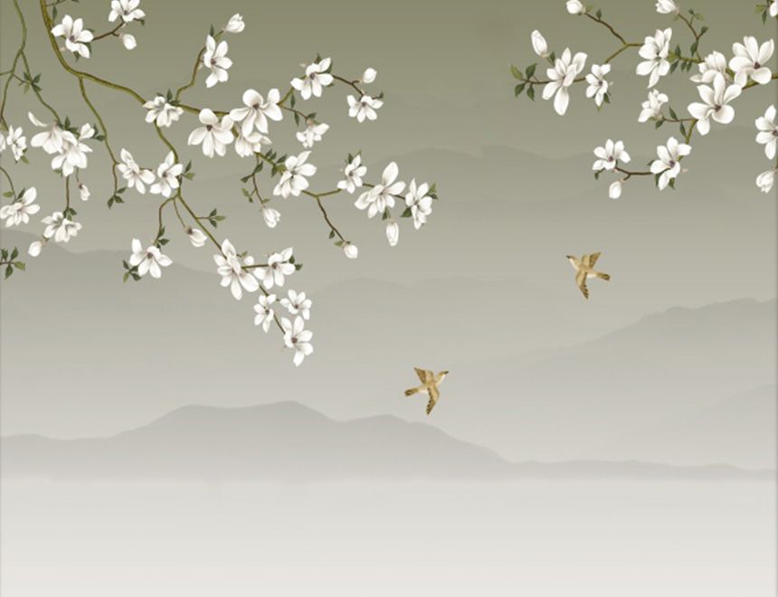 TRANH VẢI DÁN TƯỜNG 3D PHÒNG NGỦ - TRANH DÁN TƯỜNG INDOCHINE | MÃ YS3-301