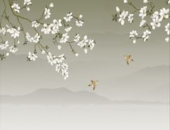 TRANH VẢI DÁN TƯỜNG 3D PHÒNG NGỦ - TRANH DÁN TƯỜNG INDOCHINE | MÃ YS3-301