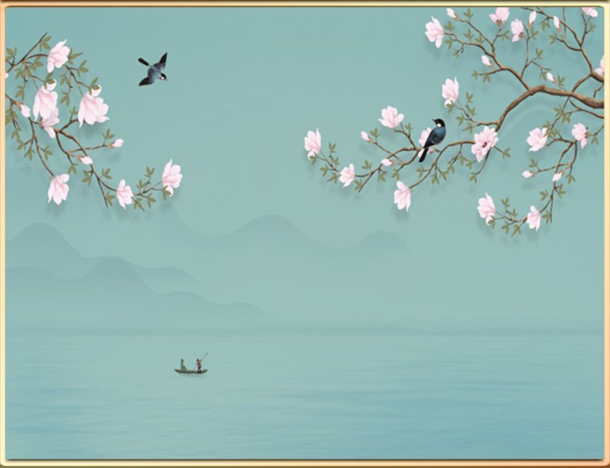 TRANH VẢI DÁN TƯỜNG 3D PHÒNG NGỦ - TRANH DÁN TƯỜNG INDOCHINE | MÃ YS3-302