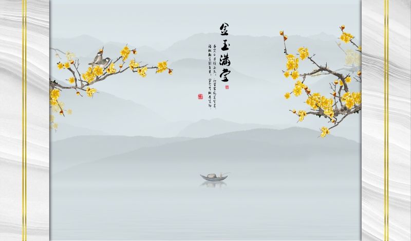 TRANH VẢI DÁN TƯỜNG 3D PHÒNG NGỦ - TRANH DÁN TƯỜNG INDOCHINE | MÃ YS3-305