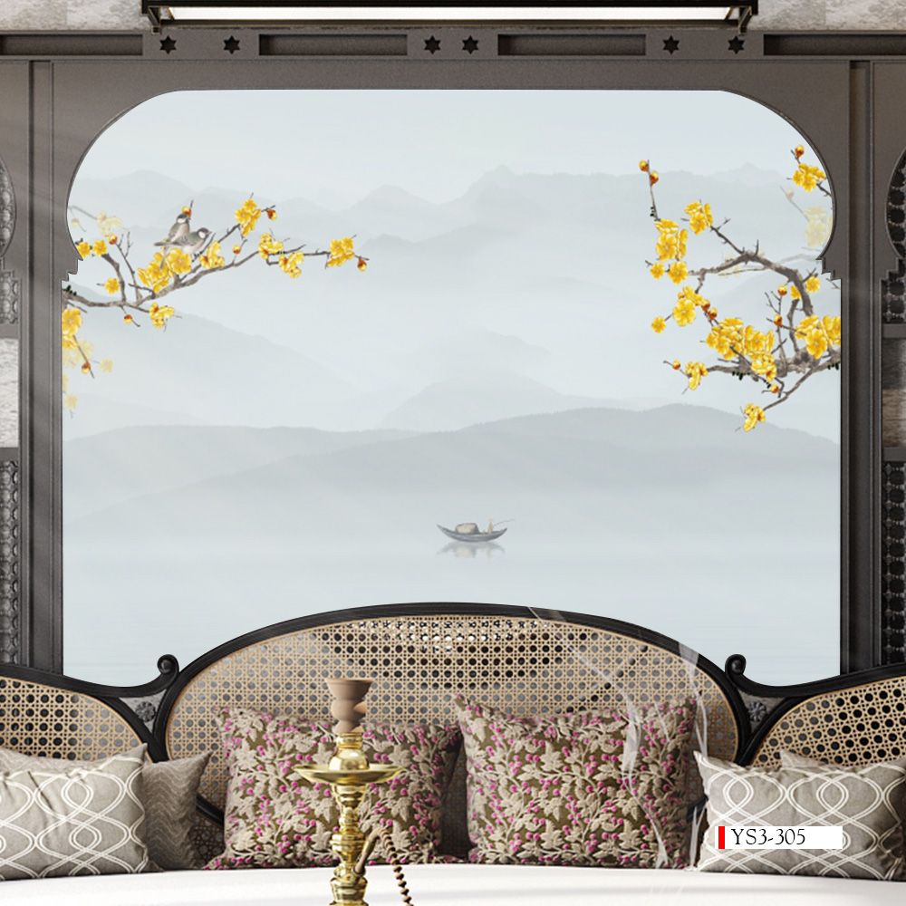 TRANH VẢI DÁN TƯỜNG 3D PHÒNG NGỦ - TRANH DÁN TƯỜNG INDOCHINE | MÃ YS3-305