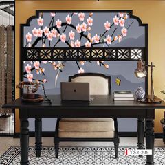 TRANH VẢI DÁN TƯỜNG 3D PHÒNG NGỦ, PHÒNG KHÁCH - TRANH DÁN TƯỜNG INDOCHINE | MÃ YS3-308