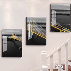 BST115 - TRANH TREO TƯỜNG - TRANH PHONG CẢNH KIẾN TRÚC CHÂU ÂU - KHỔ A.A.A ĐỨNG