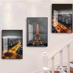 BST115 - TRANH TREO TƯỜNG - TRANH PHONG CẢNH KIẾN TRÚC CHÂU ÂU - KHỔ A.A.A ĐỨNG