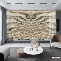 BST119 - TẤM PVC ỐP TƯỜNG - TRANG TRÍ PHÒNG KHÁCH, SAU SOFA, LỄ TÂN - TRANH VÂN ĐÁ ĐỐI XỨNG - KHỔ LỚN