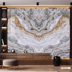 BST119 - TẤM PVC ỐP TƯỜNG - TRANG TRÍ PHÒNG KHÁCH, SAU SOFA, LỄ TÂN - TRANH VÂN ĐÁ ĐỐI XỨNG - KHỔ LỚN