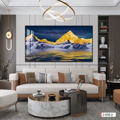 BST124 TRANH TREO PHÒNG KHÁCH - TRANH PHONG CẢNH THIÊN NHIÊN SÔNG - NÚI - SUỐI I KHỔ LỚN