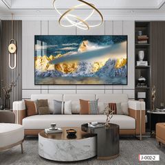 BST124 TRANH TREO PHÒNG KHÁCH - TRANH PHONG CẢNH THIÊN NHIÊN SÔNG - NÚI - SUỐI I KHỔ LỚN