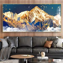 BST124 TRANH TREO PHÒNG KHÁCH - TRANH PHONG CẢNH THIÊN NHIÊN SÔNG - NÚI - SUỐI I KHỔ LỚN