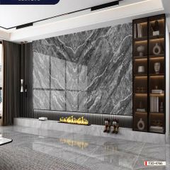 BST125 - TẤM PVC ỐP TƯỜNG - TRANG TRÍ PHÒNG KHÁCH, SAU SOFA, LỄ TÂN - TRANH VÂN ĐÁ ĐỐI XỨNG - KHỔ LỚN