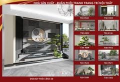 BST132 - TRANH DÁN TƯỜNG 3D - HÀNH LANG, LỐI ĐI, NHÀ HÀNG, CAFE - TRANH TIỂU CẢNH - KHỔ LỚN