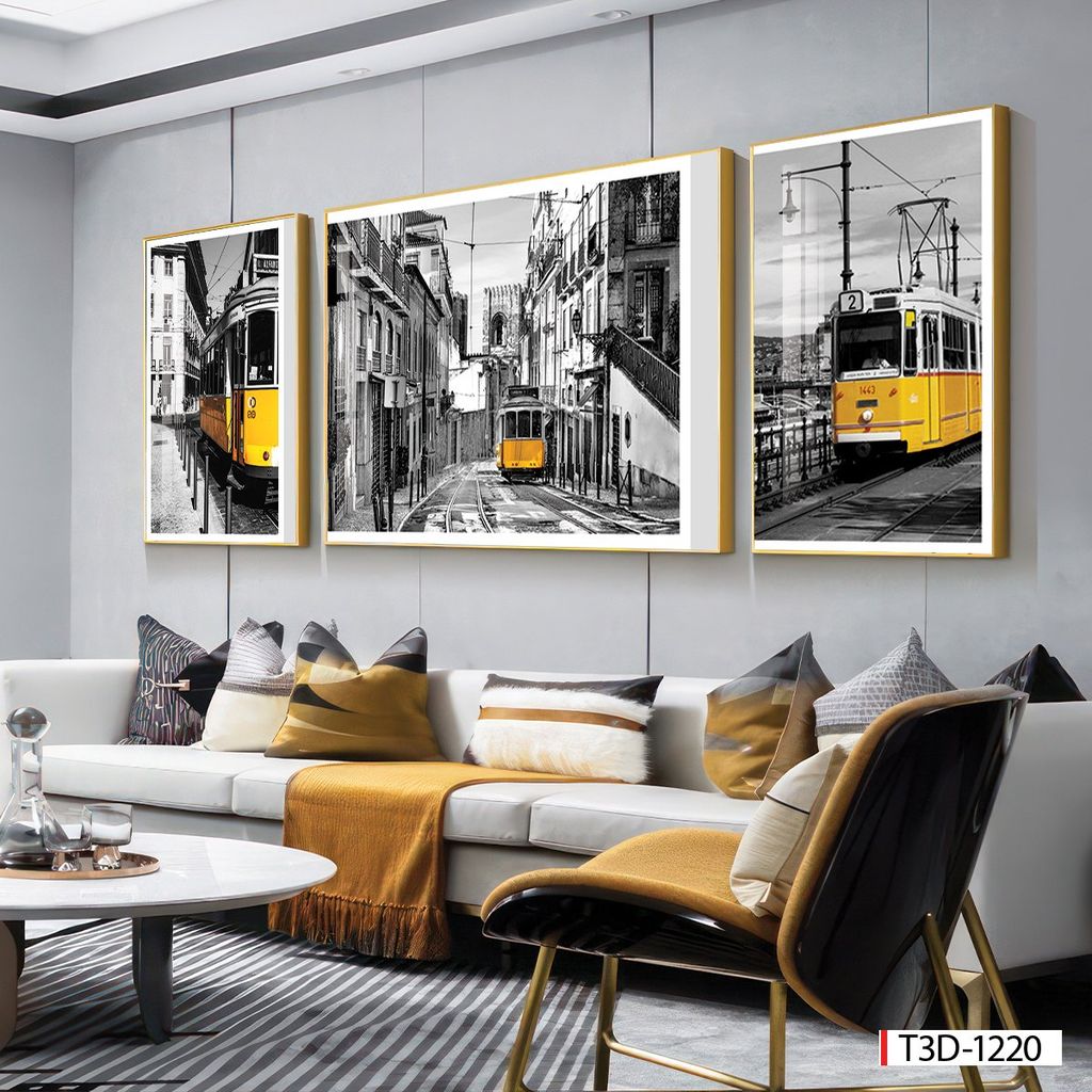 BST133 - TRANH TREO TƯỜNG - TRANH PHONG CẢNH KIẾN TRÚC CHÂU ÂU - KHỔ A.B.A ĐỨNG