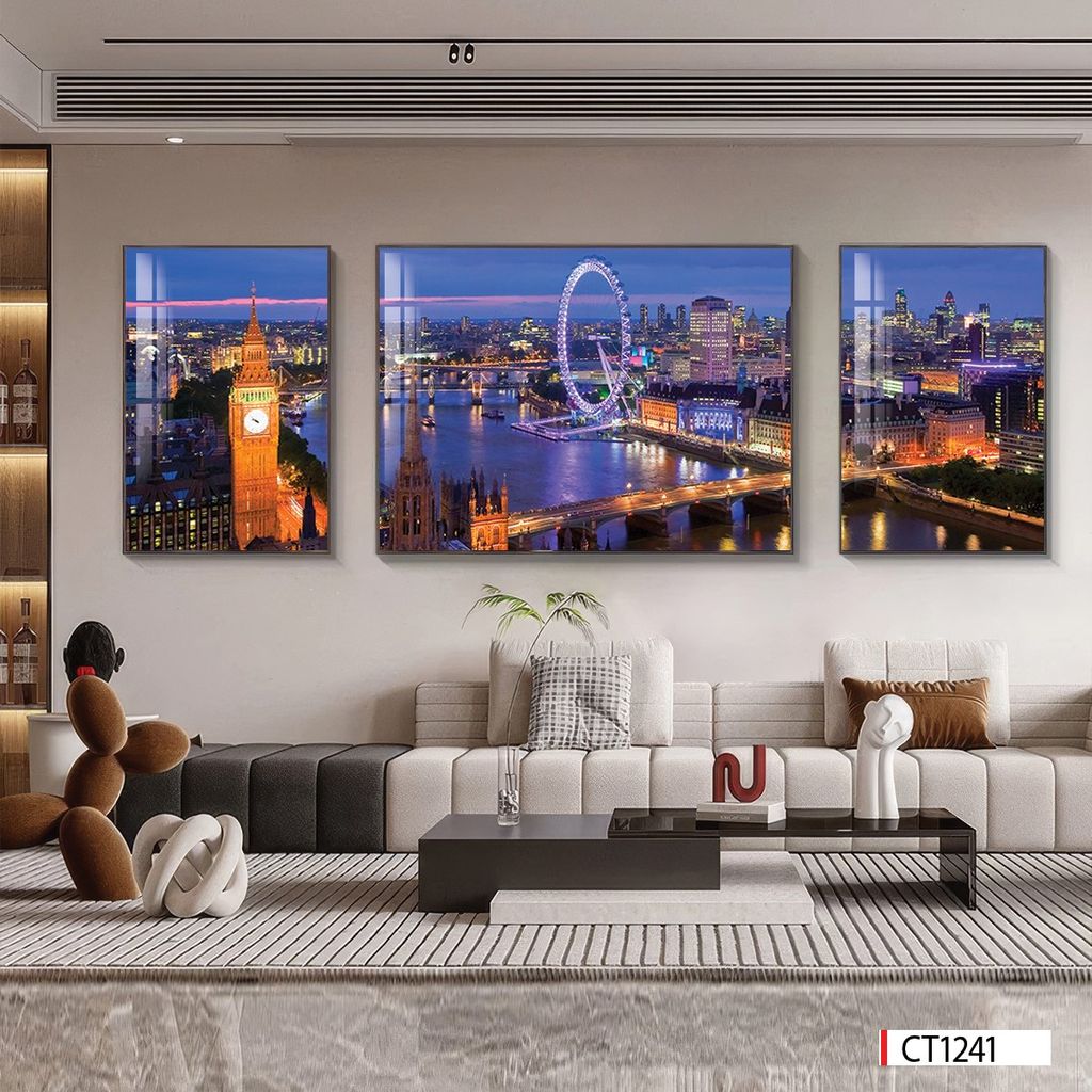 BST133 - TRANH TREO TƯỜNG - TRANH PHONG CẢNH KIẾN TRÚC CHÂU ÂU - KHỔ A.B.A ĐỨNG