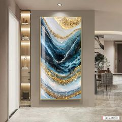 BST136 - TRANH TREO TƯỜNG - PHÒNG KHÁCH, SAU SOFA - CHỦ ĐỀ HIỆN ĐẠI TRỪU TƯỢNG - GHÉP ĐƠN