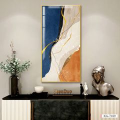 BST136 - TRANH TREO TƯỜNG - PHÒNG KHÁCH, SAU SOFA - CHỦ ĐỀ HIỆN ĐẠI TRỪU TƯỢNG - GHÉP ĐƠN