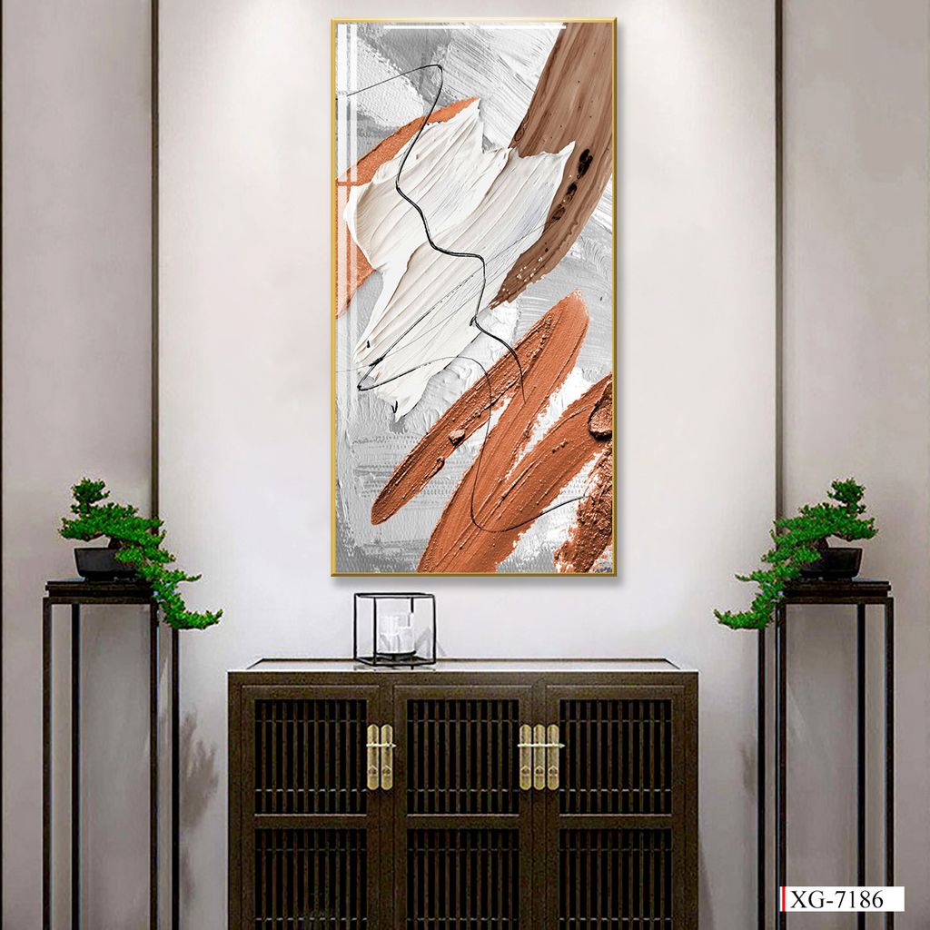 BST136 - TRANH TREO TƯỜNG - PHÒNG KHÁCH, SAU SOFA - CHỦ ĐỀ HIỆN ĐẠI TRỪU TƯỢNG - GHÉP ĐƠN