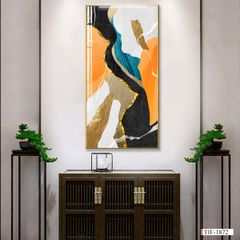 BST136 - TRANH TREO TƯỜNG - PHÒNG KHÁCH, SAU SOFA - CHỦ ĐỀ HIỆN ĐẠI TRỪU TƯỢNG - GHÉP ĐƠN
