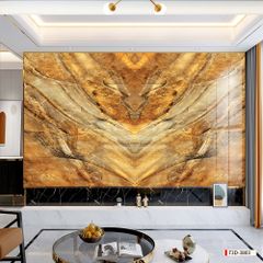 BST134 - TRANH PVC ỐP TƯỜNG - TRANG TRÍ PHÒNG KHÁCH, SAU SOFA, LỄ TÂN - TRANH VÂN ĐÁ ĐỐI XỨNG - KHỔ LỚN