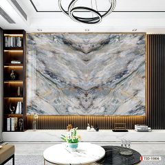 BST146 - TRANH PVC ỐP TƯỜNG - TRANG TRÍ PHÒNG KHÁCH, SAU SOFA, LỄ TÂN - TRANH VÂN ĐÁ ĐỐI XỨNG - KHỔ LỚN