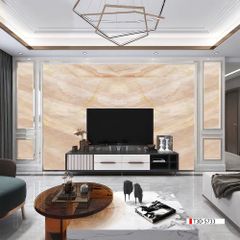 BST146 - TRANH PVC ỐP TƯỜNG - TRANG TRÍ PHÒNG KHÁCH, SAU SOFA, LỄ TÂN - TRANH VÂN ĐÁ ĐỐI XỨNG - KHỔ LỚN