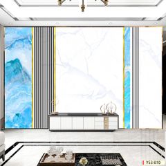 BST147 - TRANH DÁN TƯỜNG 3D - PHÒNG KHÁCH - PHONG CÁCH HIỆN ĐẠI - KHỔ LỚN
