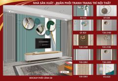 BST150 - TRANH DÁN TƯỜNG 3D - PHÒNG KHÁCH - PHONG CÁCH HIỆN ĐẠI - KHỔ LỚN