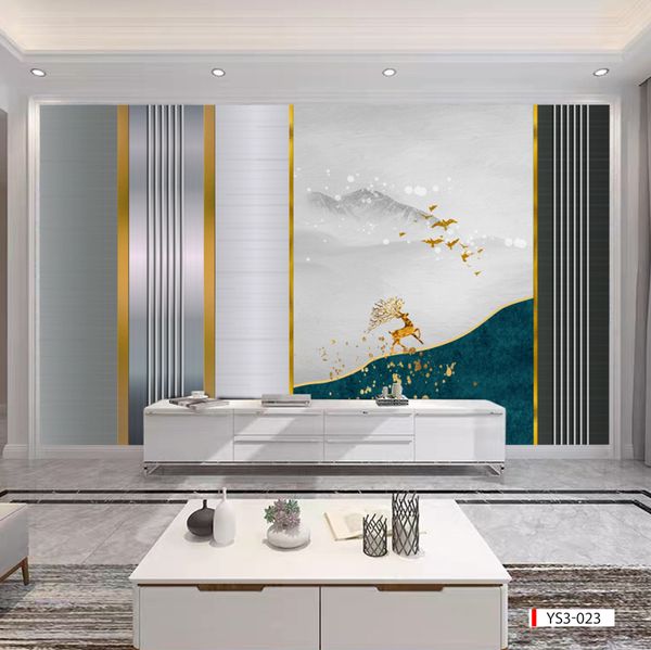 TRANH DÁN TƯỜNG 3D - PHÒNG NGỦ - PHONG CÁCH HIỆN ĐẠI - KHỔ LỚN - MÃ: ys3-023